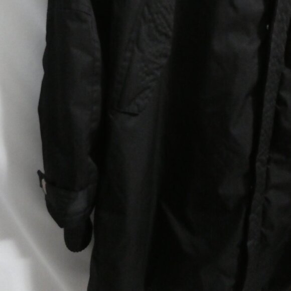 OPPENHEIMER Premium Outerwear | large | Hooded Black Coat | Ribbed Cuffs - Picture 7 of 16